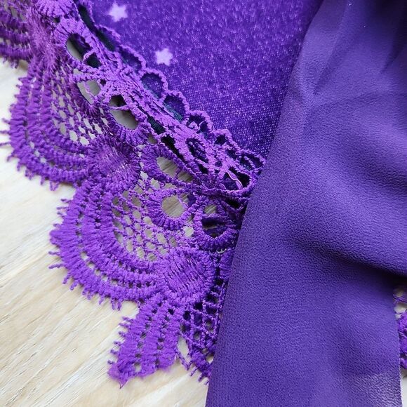 🔸️NWT Purple Velvety Witch Hat - Picture 7 of 10